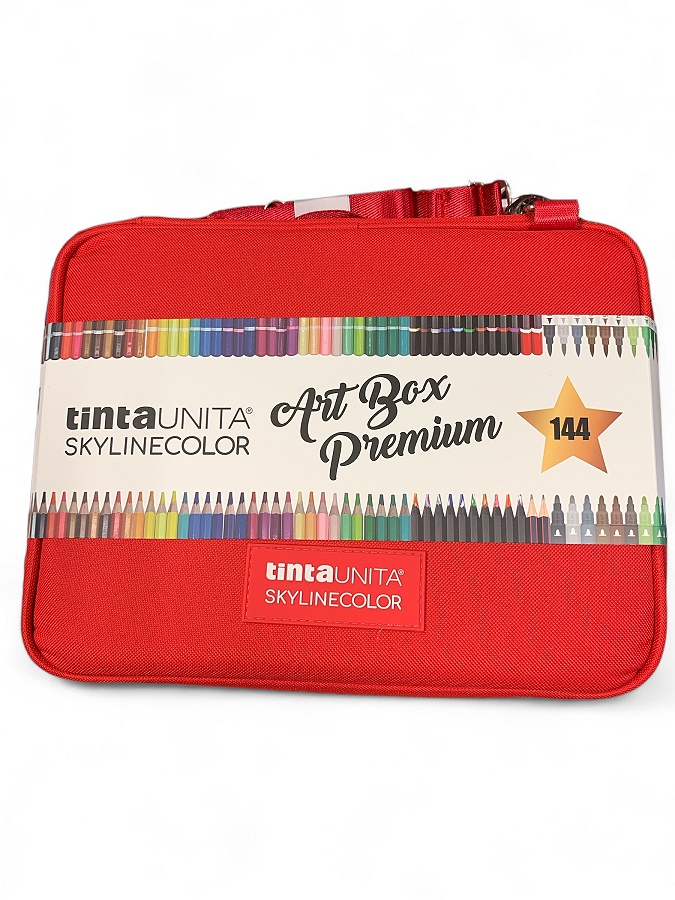 ARTBOX PREMIUM CON144 PEZZI ASSORTITI ROSSA